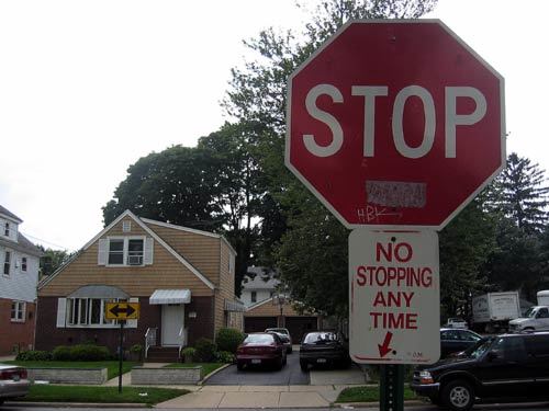 stop no stopping